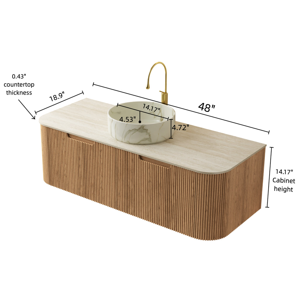 Dina 48" Bathroom Vanity & Sink
