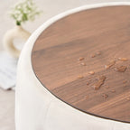 Luxurious Velvet Nesting Ottomans of 2 - 4-in-1 Function