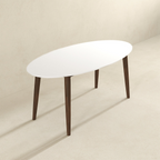 Ada Mid Century Modern Solid Wood Dining Table