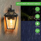 10" 2pcs Outdoor Wall Lanterns