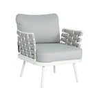 Mariano Steel 4-Pieces Conversation Set