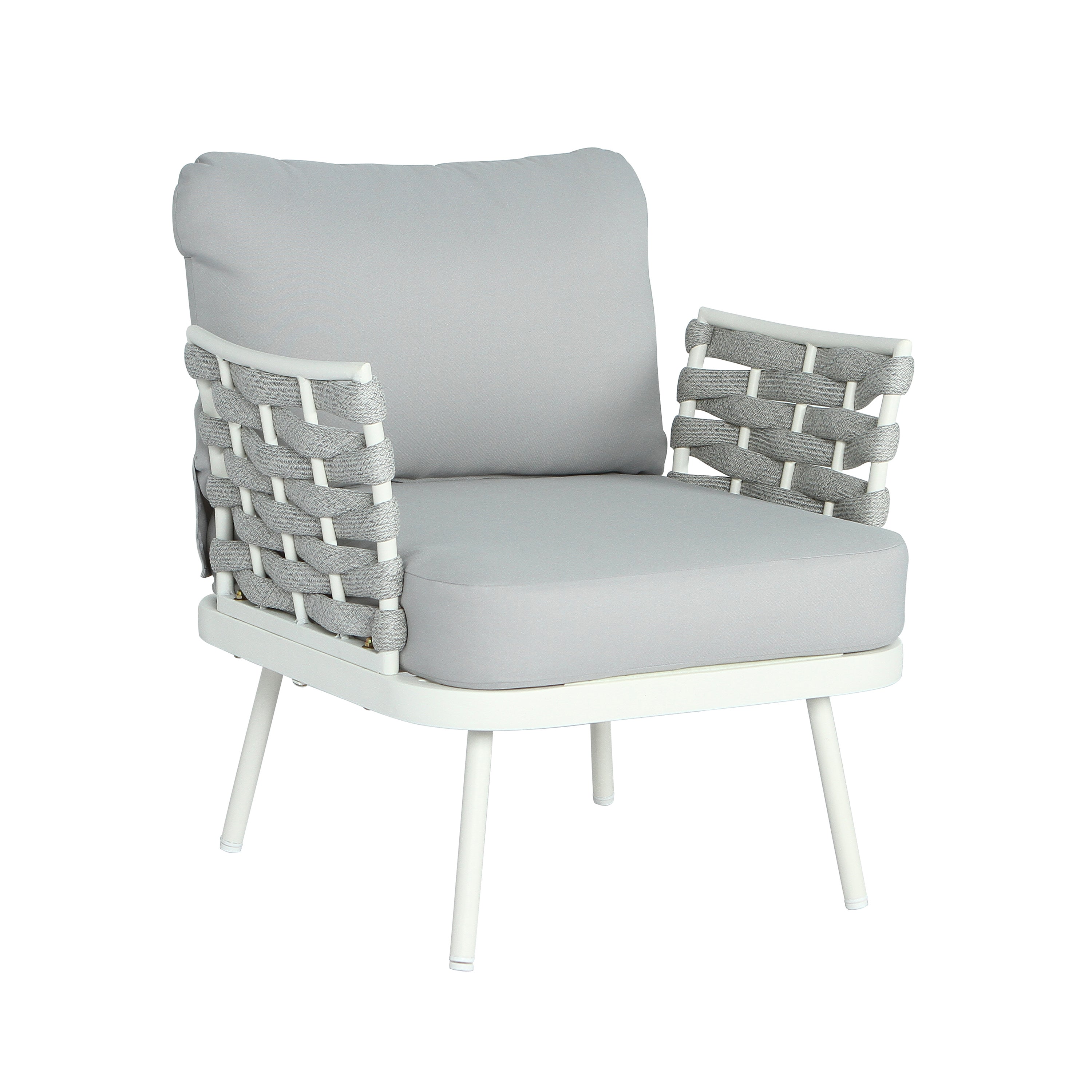 Mariano Steel 4-Pieces Conversation Set