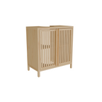 Natural Bamboo Large Capacity Basin Cabinet