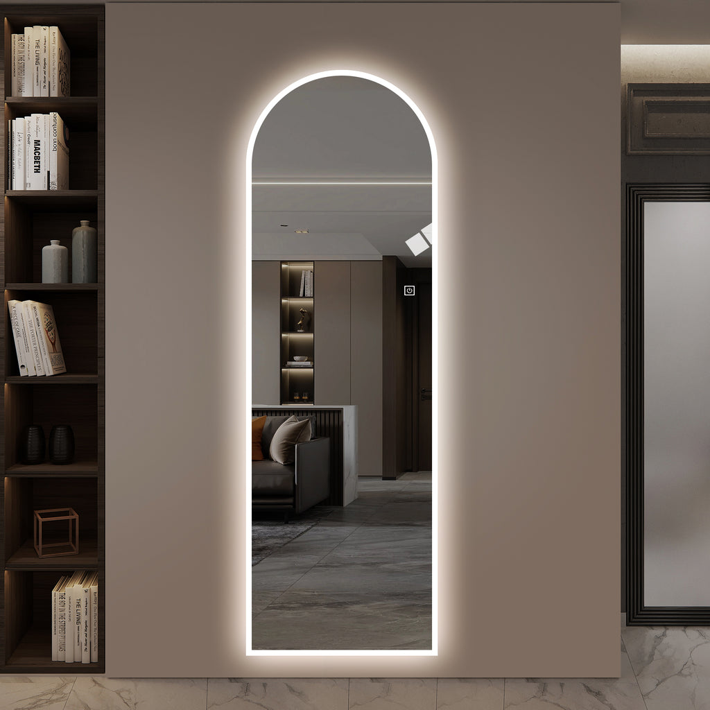 65" x 21" LED Full Length Wall Mirror