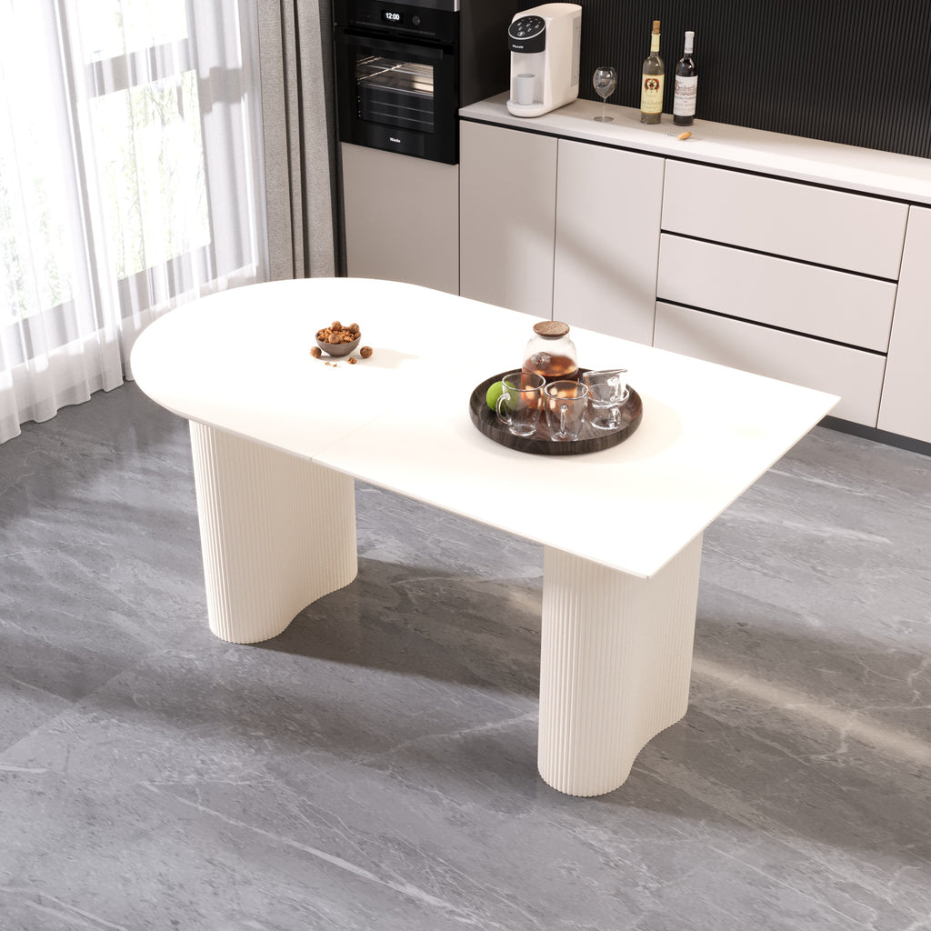 63" Modern MDF Dining Table