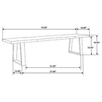 Wobegon Wood Dining Bench