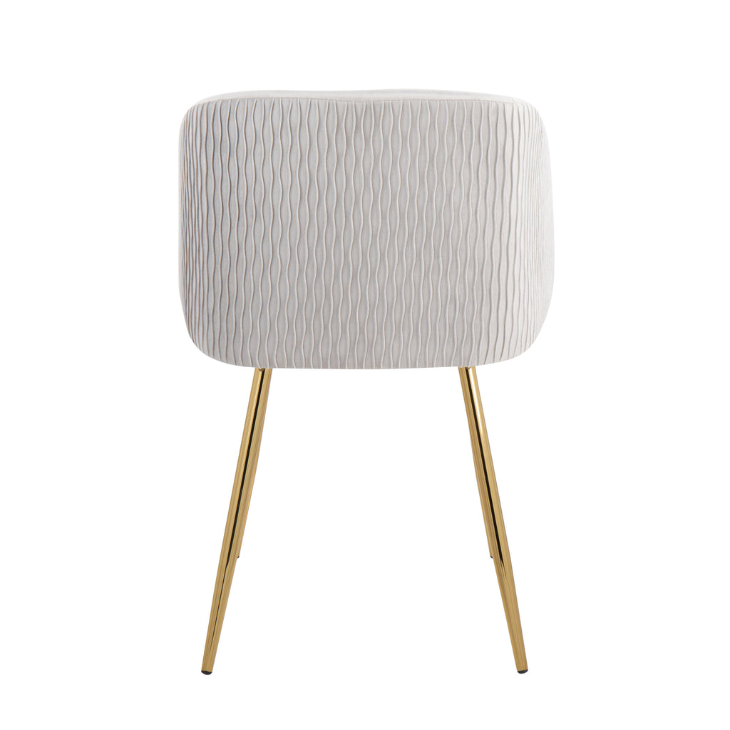 Pleated Waves Contemporary Chair