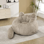 41.7'' W Boneless Single Sofa, Faux Fur Bean Bag Chair