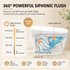 Smart Toilet With Built-In Bidet