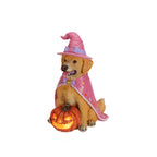 Halloween Golden Retriever Dog Statue