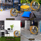 30 In. 3 Speed Drum Fan