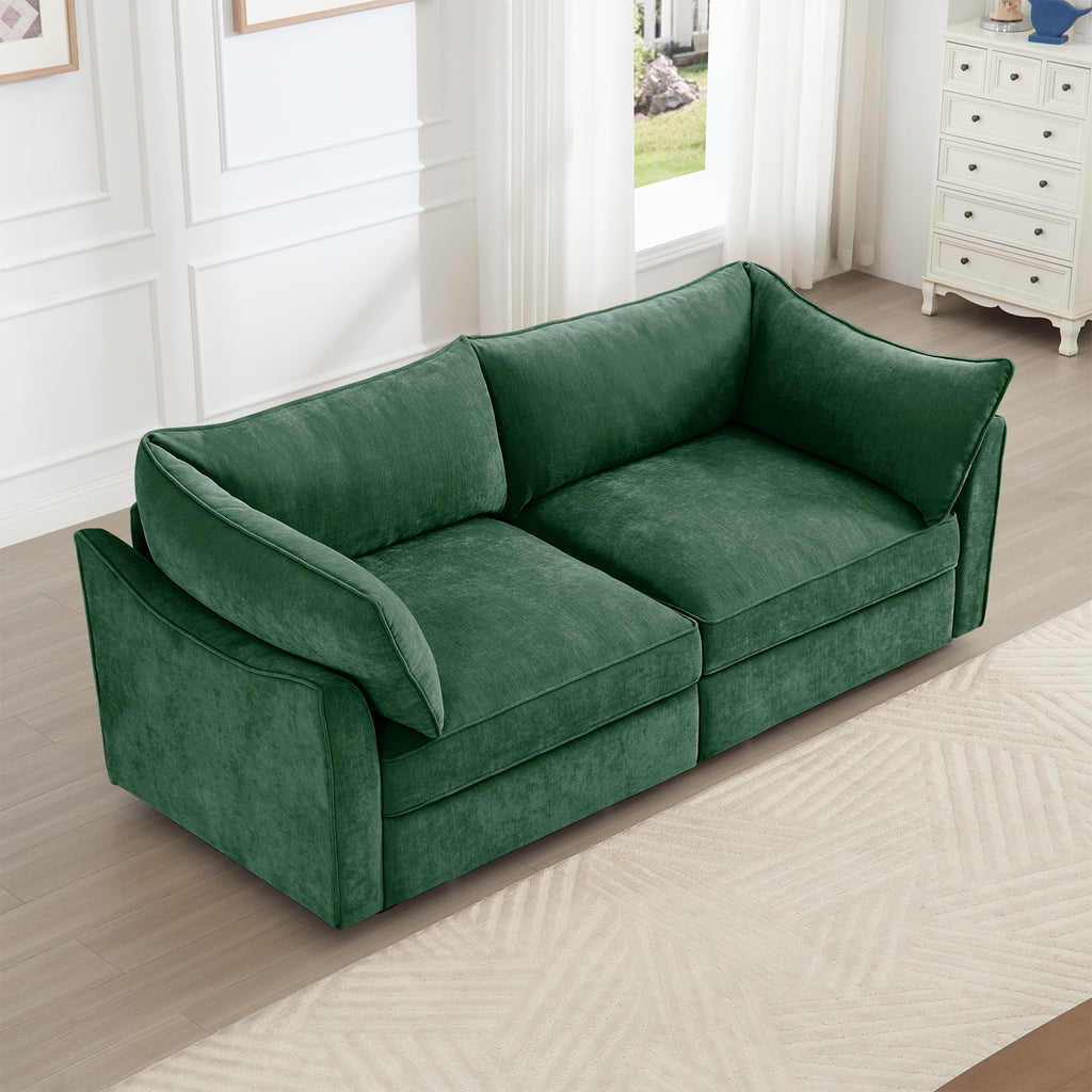 2 Seater Sofa With Pull Out Storage Drawers