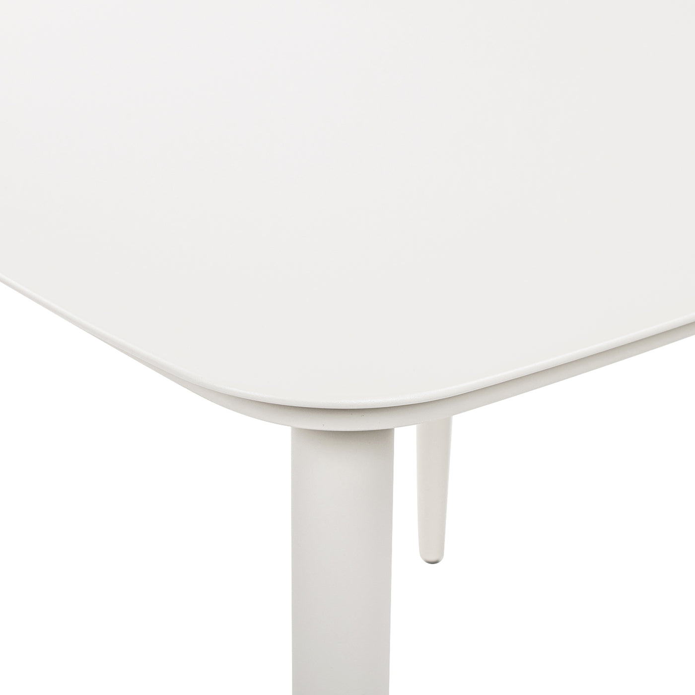 Santorini 33.5" Square Outdoor Patio Table Aluminum