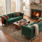 FX-P81B-RG-2PC-SOFA Emerald