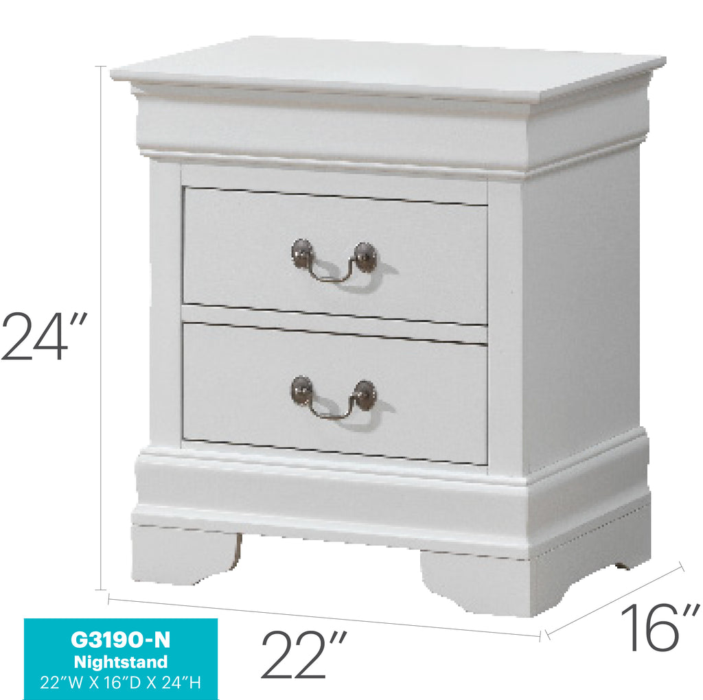 Louis Phillipe Timeless Nightstand