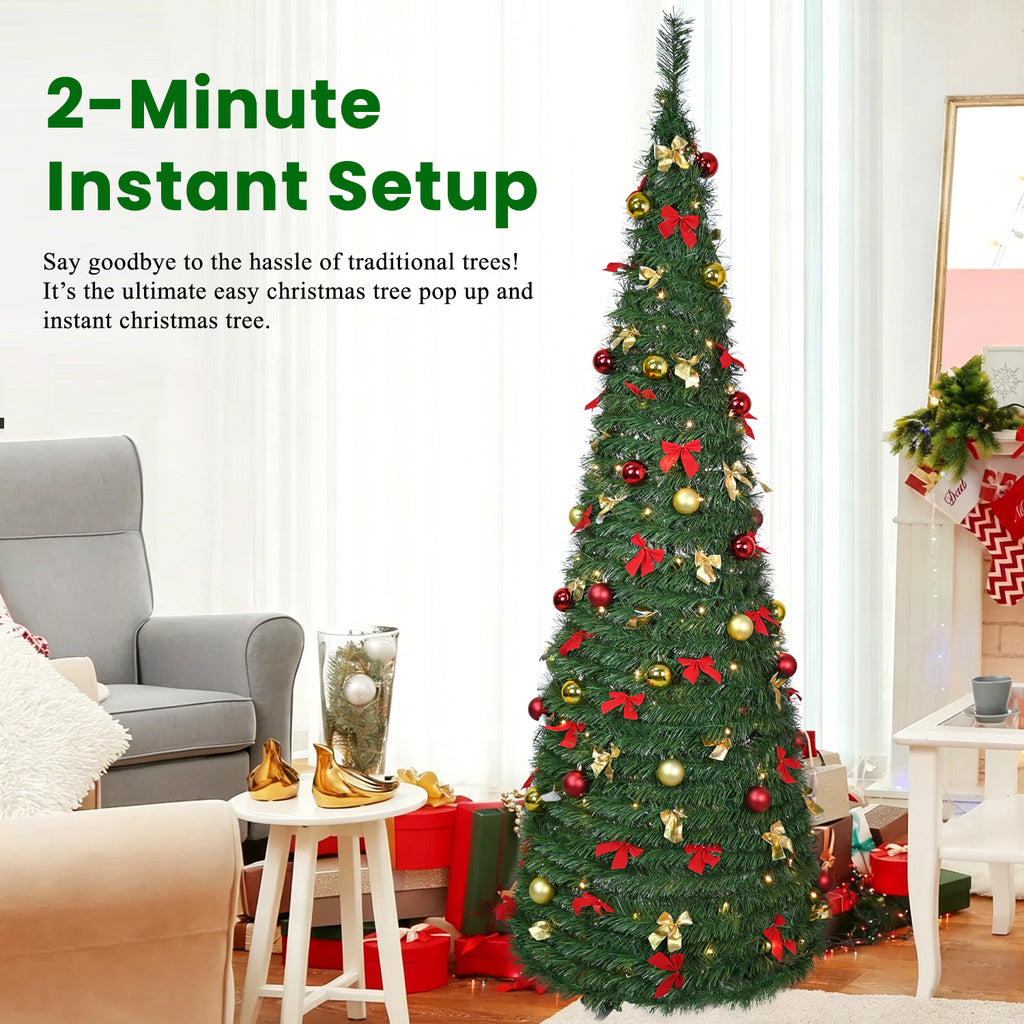 7FT Pop Up Christmas Tree