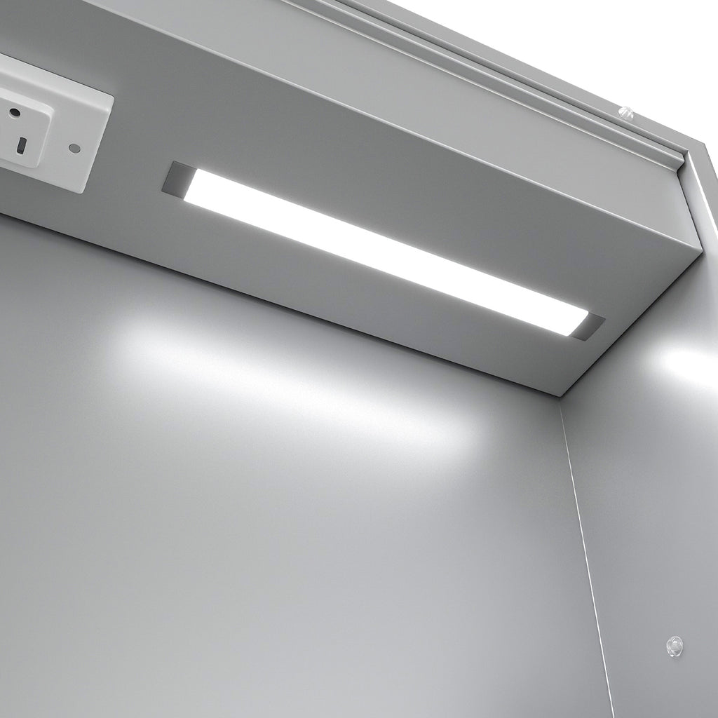LED Lighted Medicine Cabinet with Mirror