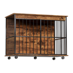 Wooden Dog Crate Furniture for Medium to Large Dogs