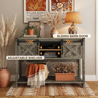 46" Modern Farmhouse Entryway Table