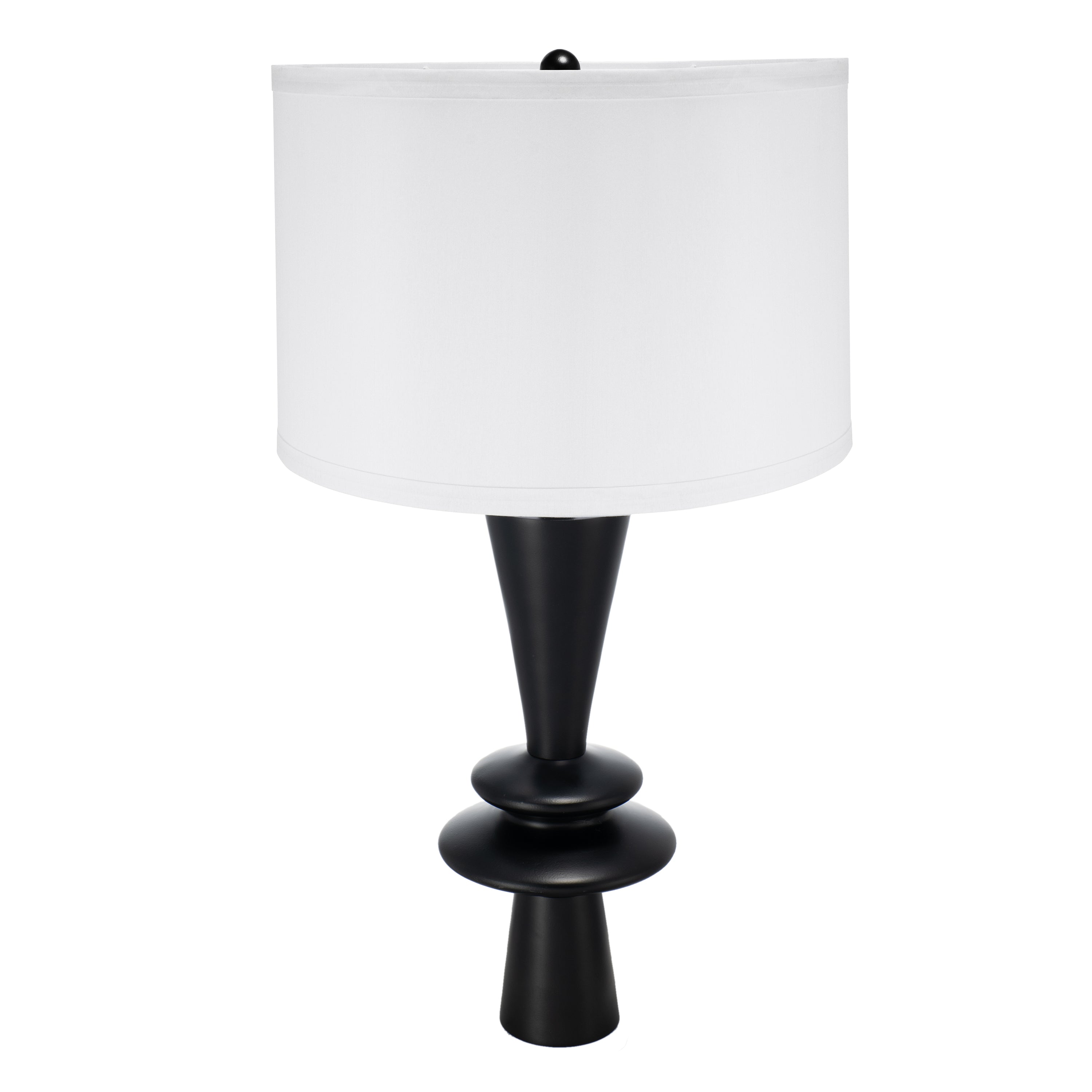 Stylish Black Table Lamp with Aluminum Construction