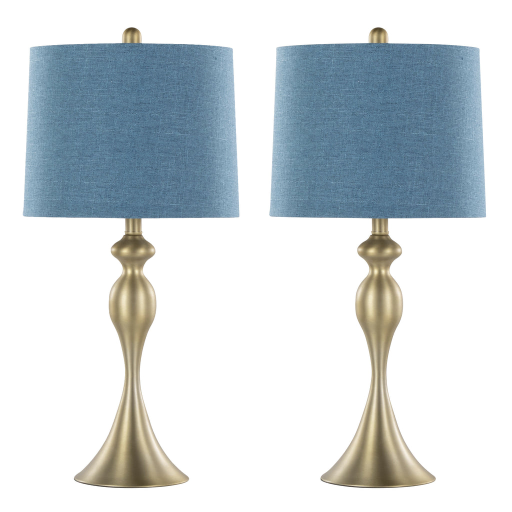 27" Contemporary Metal Table Lamp
