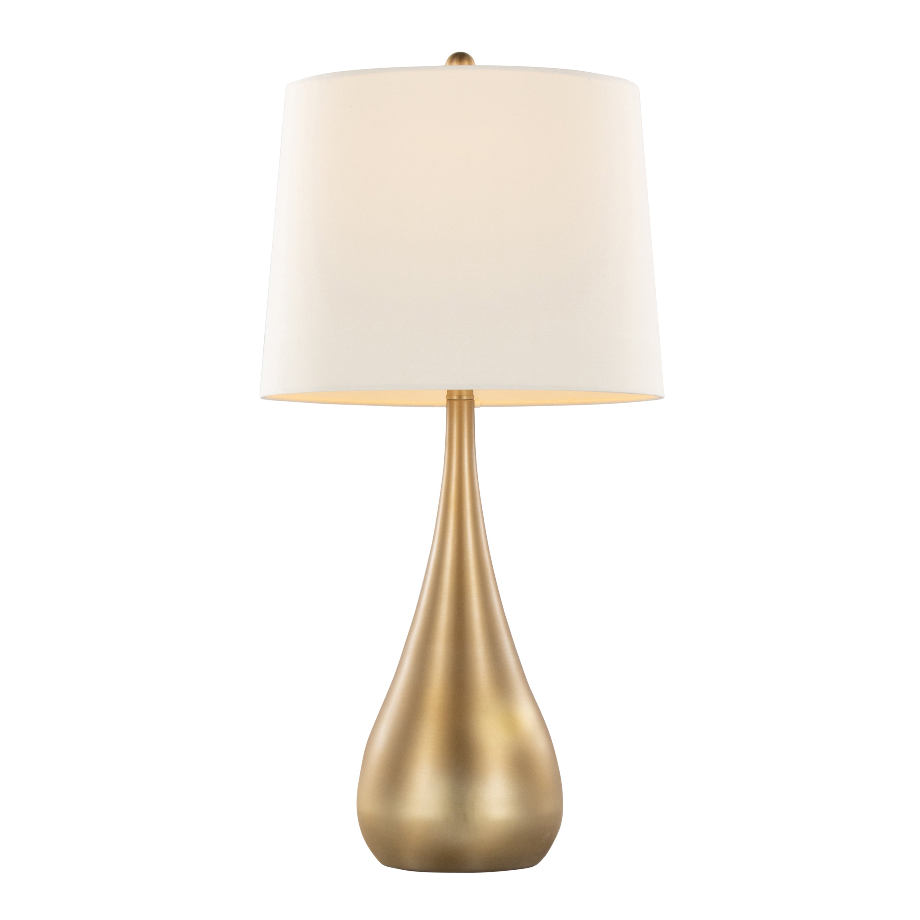 29" Contemporary Metal Table Lamp
