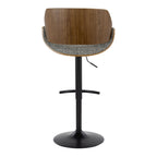 Mid-Century Modern Adjustable Barstool
