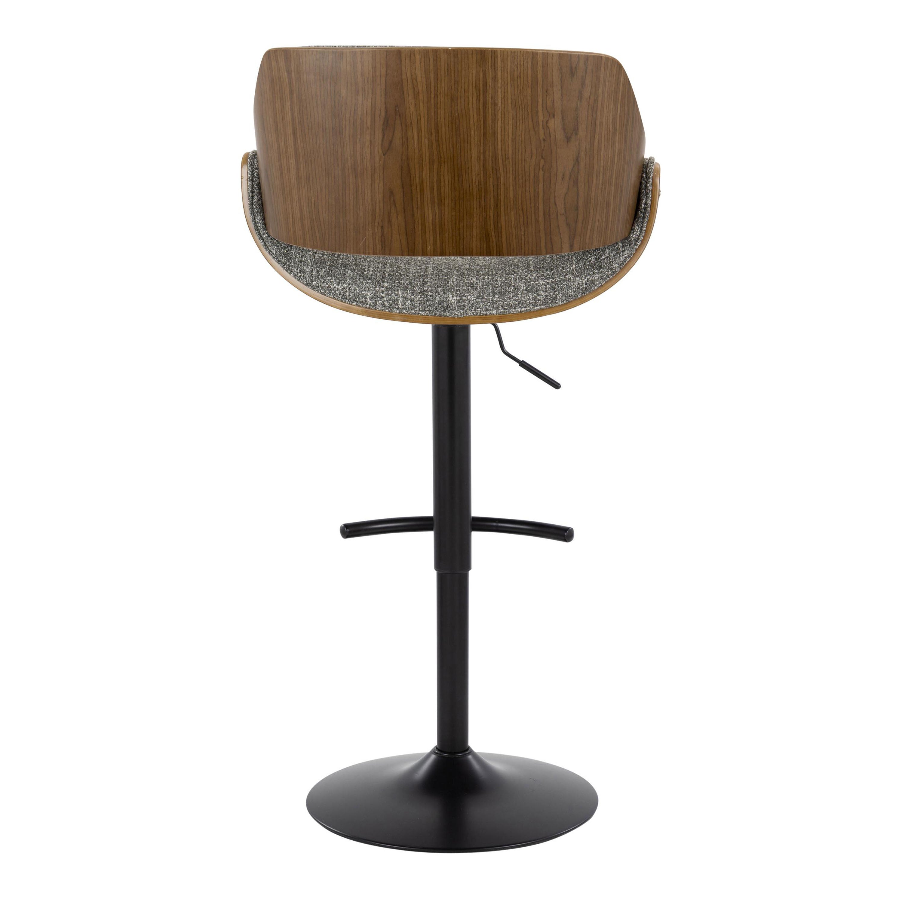 Mid-Century Modern Adjustable Barstool