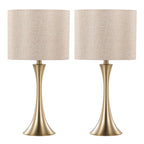 24" Contemporary Metal Table Lamp