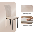 Dining Chairs Set of 4 Modern Velvet Upholstered Chairs