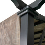 Outdoor Pergola Sun Shade Cover Cloth - Brown