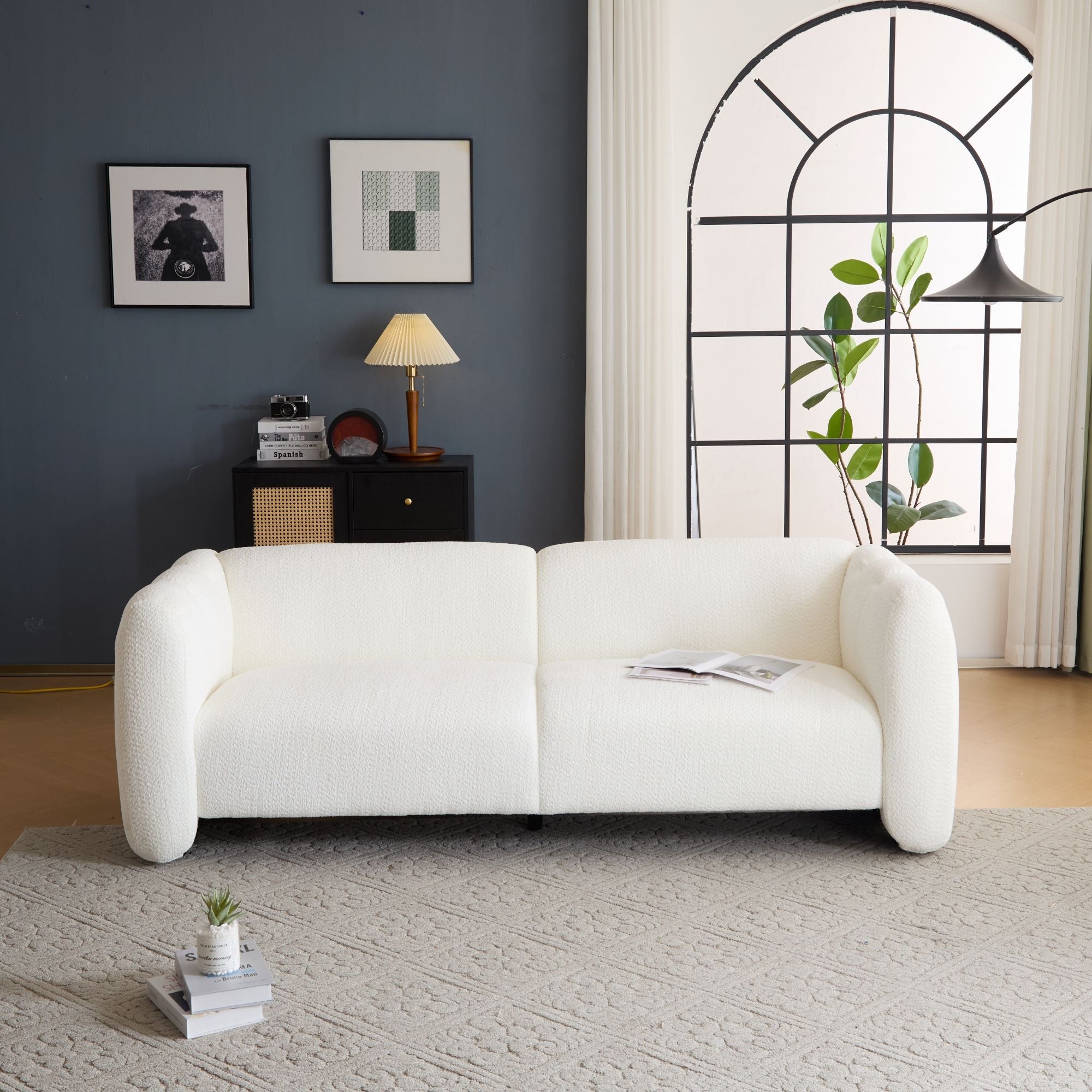 Tonson 3 Seater Sofa, Wave Design