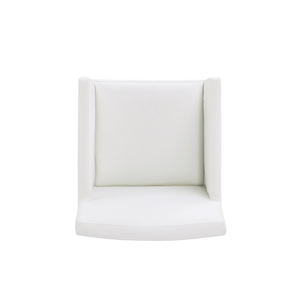 Anna Square Vegan Leather Armchair