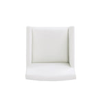 Anna Square Vegan Leather Armchair