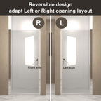 25-24"x 72" Pivot Shower Door