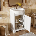 20-Inch Bathroom Vanity with Ceramic Sink