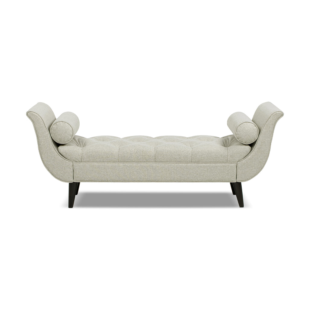 Alma Tufted Flared Arm Entryway Bench