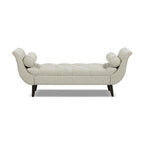 Alma Tufted Flared Arm Entryway Bench