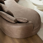 128.74 Inch Modern Sectional Curved Sofa