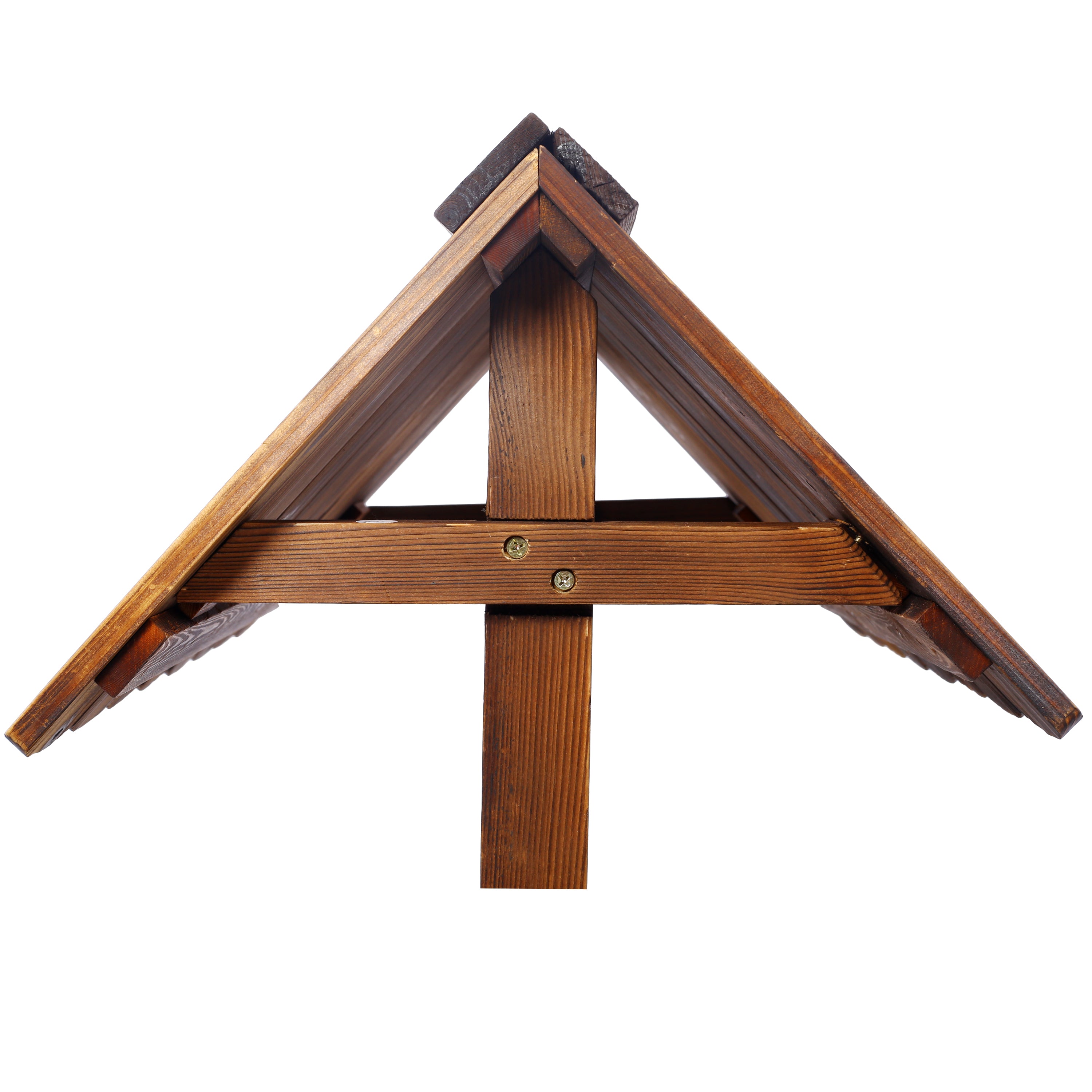 Rustic Wooden Wishing Well Planter Outdoor Home Décor