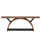 70.87" Console Table with Storage Shelf, Narrow Long Sofa Table