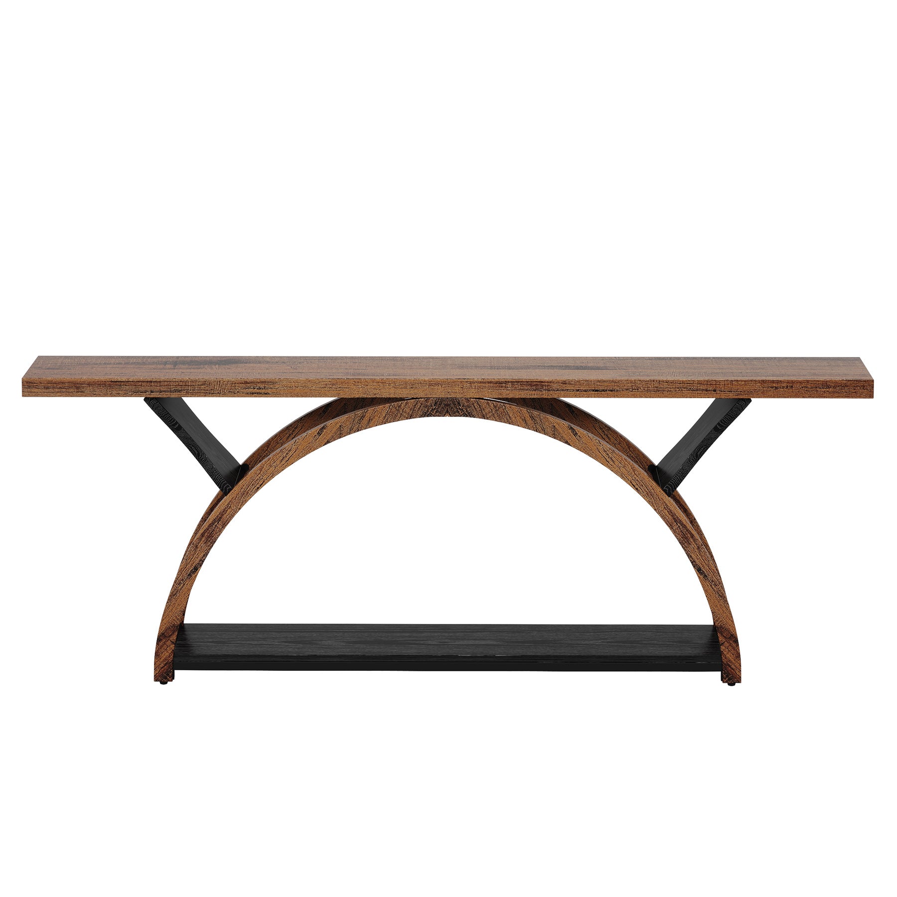 70.87" Console Table with Storage Shelf, Narrow Long Sofa Table