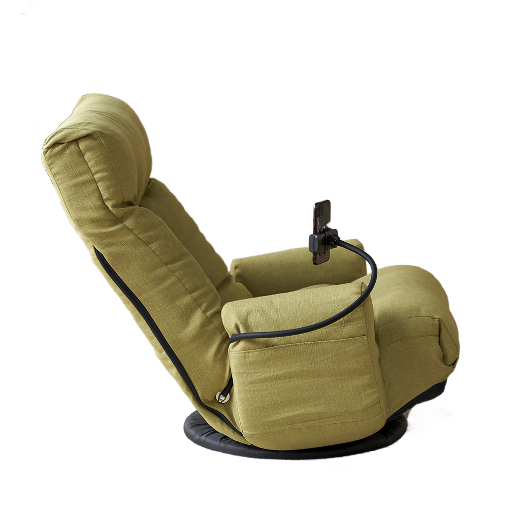 Adjustable Head and Waist Game Chair