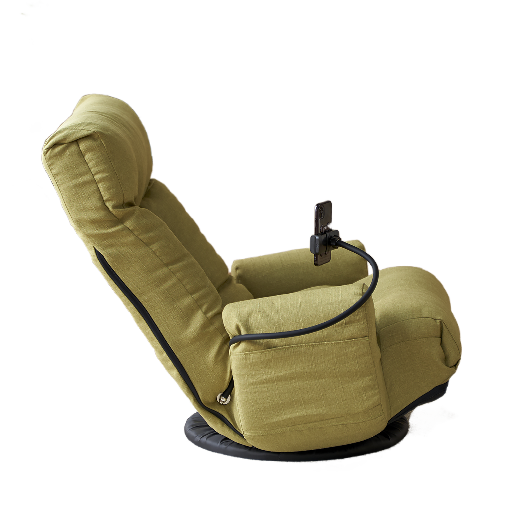 Adjustable Head and Waist Game Chair