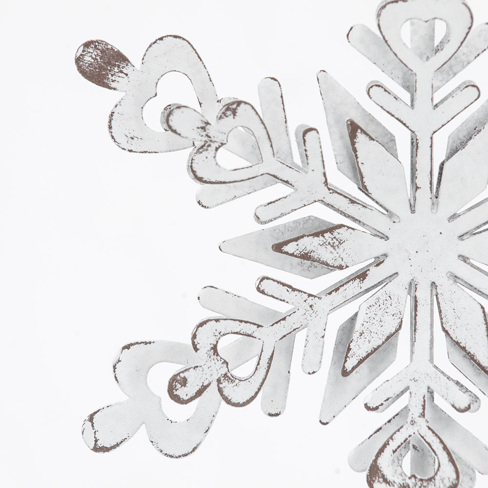 Iron Snowflake Hanger - Set of 6 Holiday Ornaments
