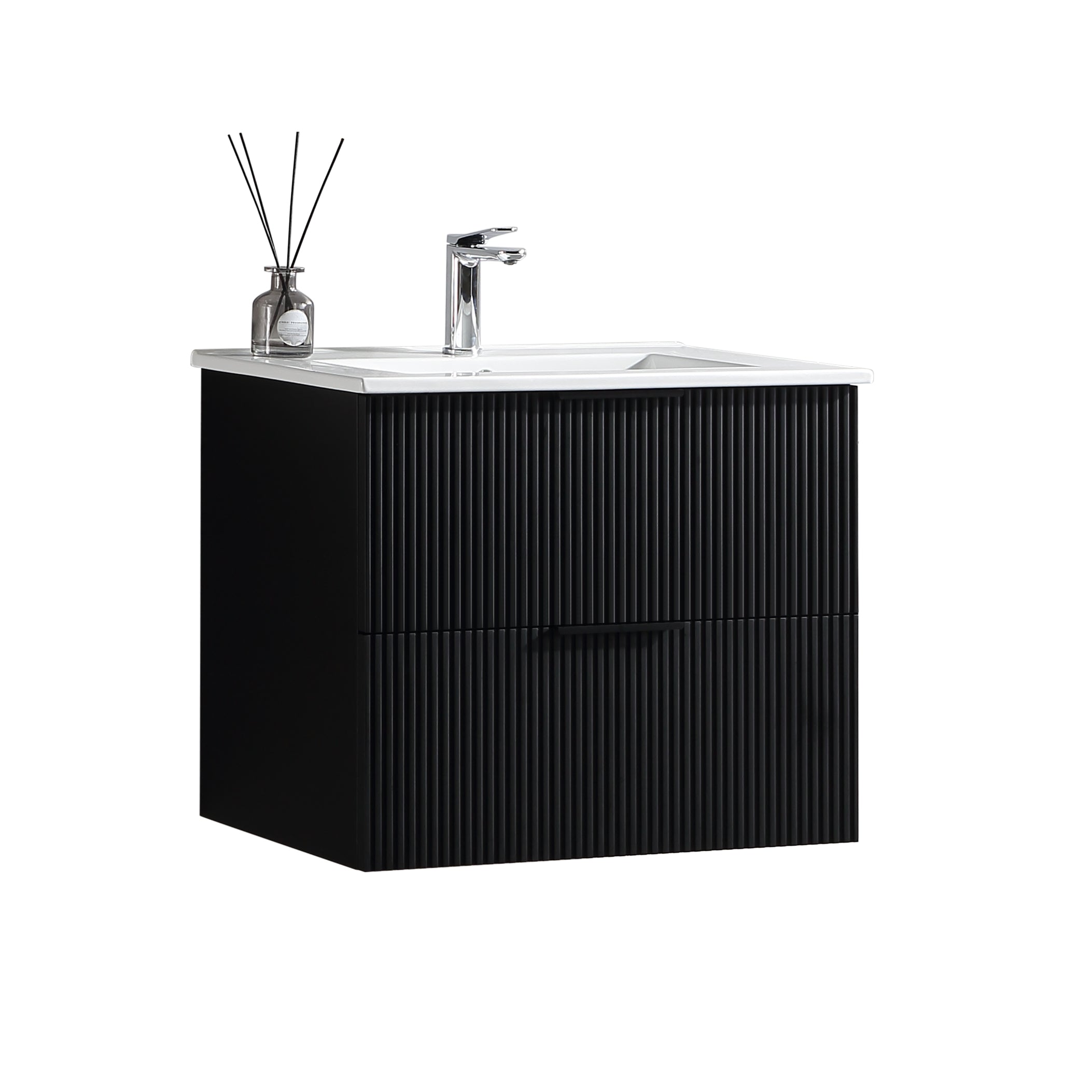 24 Inch Bathroom Vanity Cabinet With Ceramic Sink