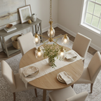 Elegance Five Lights Linear Arms with Golden