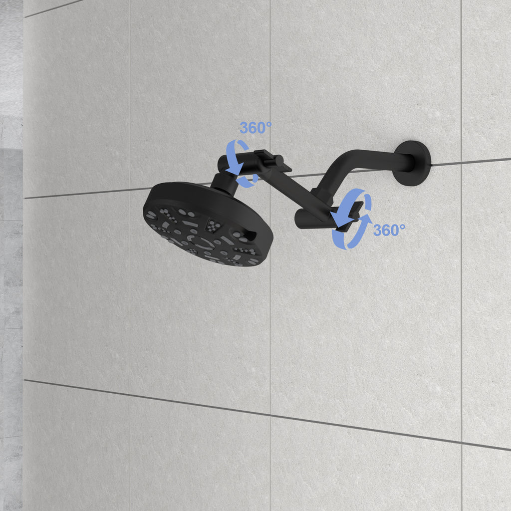 4" Stainless Steel Extends Shower Arm