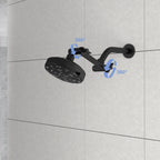 4" Stainless Steel Extends Shower Arm