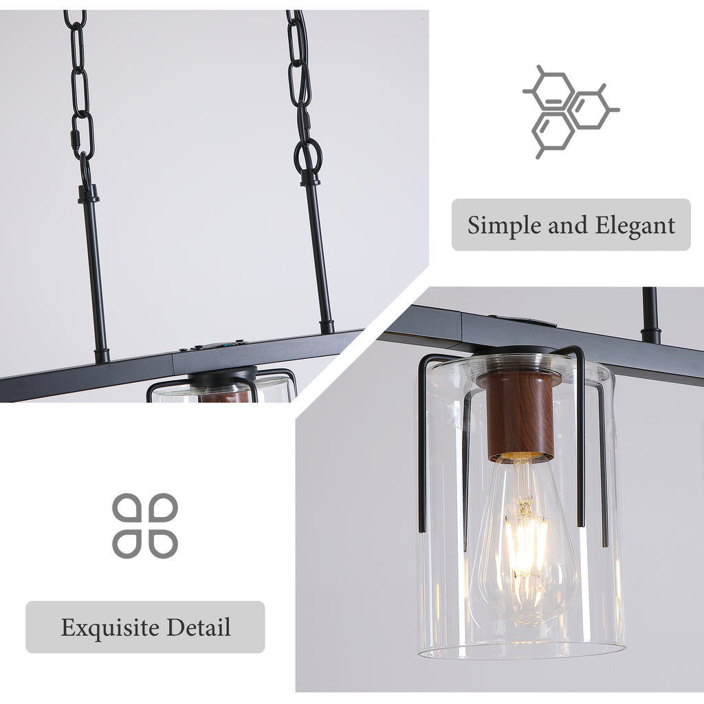 5-Light Linear Chandelier